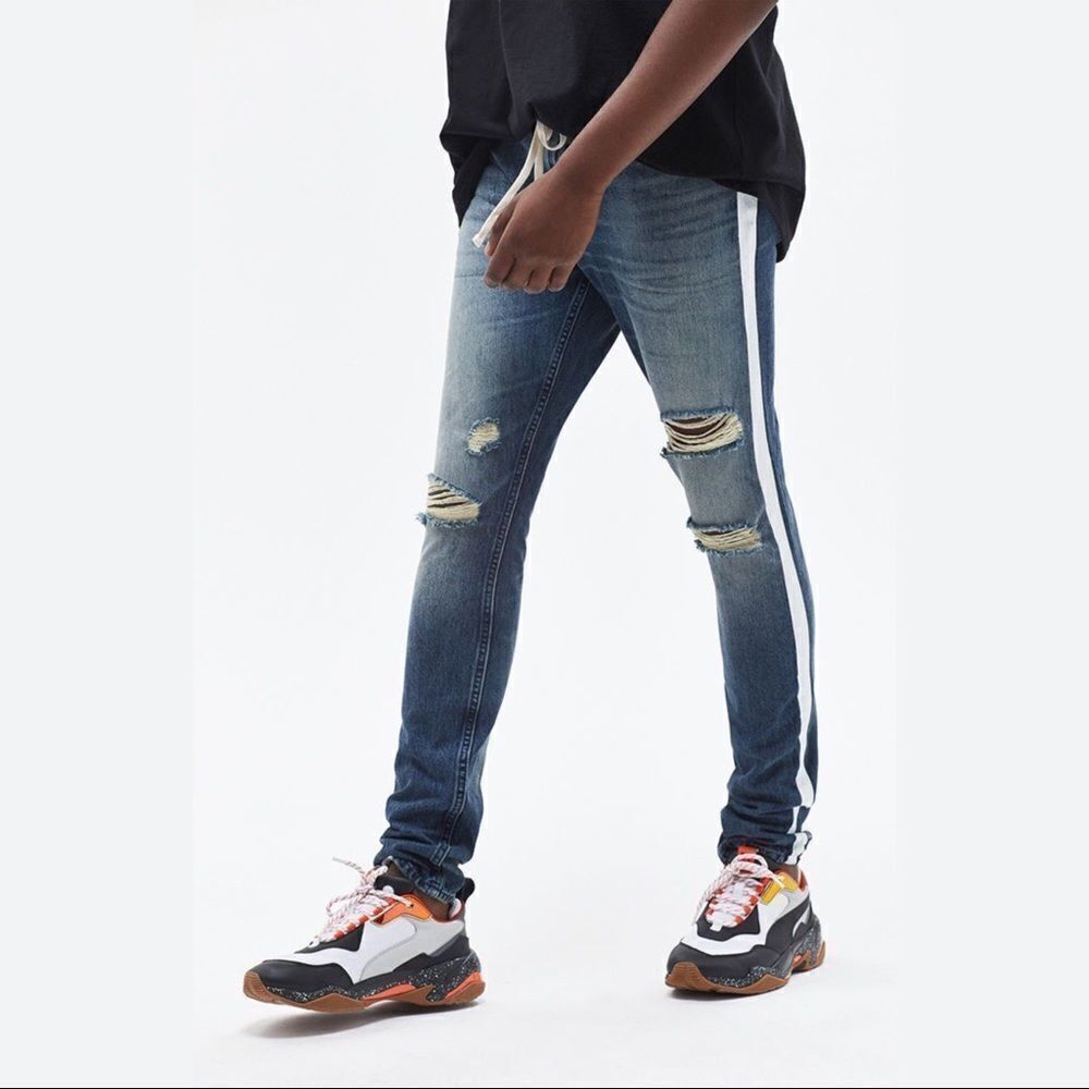 ✨8xHP✨PacSun Stacked Skinny Side Stripe Jeans✨